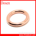 bag hardware accessories parts shiny rose gold belt buckle for handbags